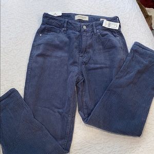 Corduroy blue mom jeans